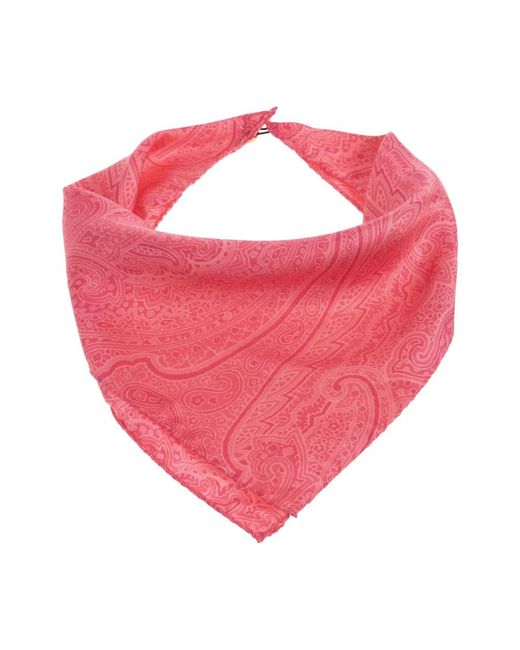 Etro Pink Seidenschal