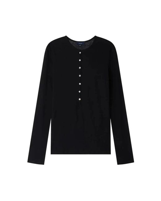 Soeur Black Long Sleeve Tops