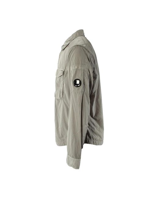 C P Company Gray Light Jackets for men