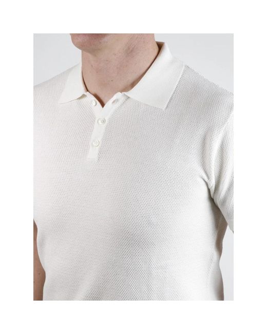 Daniele Fiesoli White Polo Shirts for men