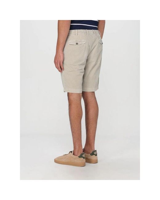 PT Torino Weiße Cord-Shorts Casual in Natural für Herren