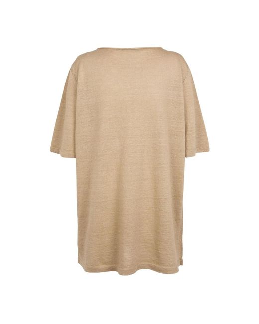 Cortana Natural Round-Neck Knitwear for men