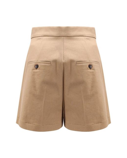 Short Shorts Max Mara de color Natural