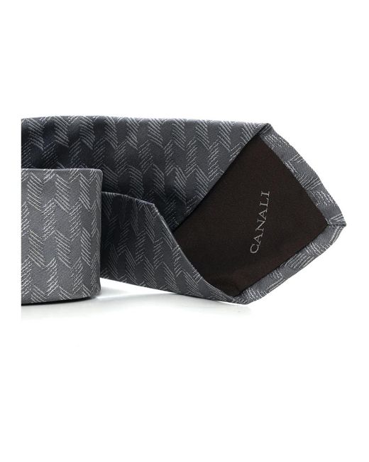 Ties di Canali in Gray da Uomo