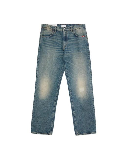 AMISH Blue Straight Jeans for men