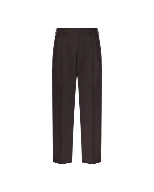 BE ABLE Brown Straight Trousers for men