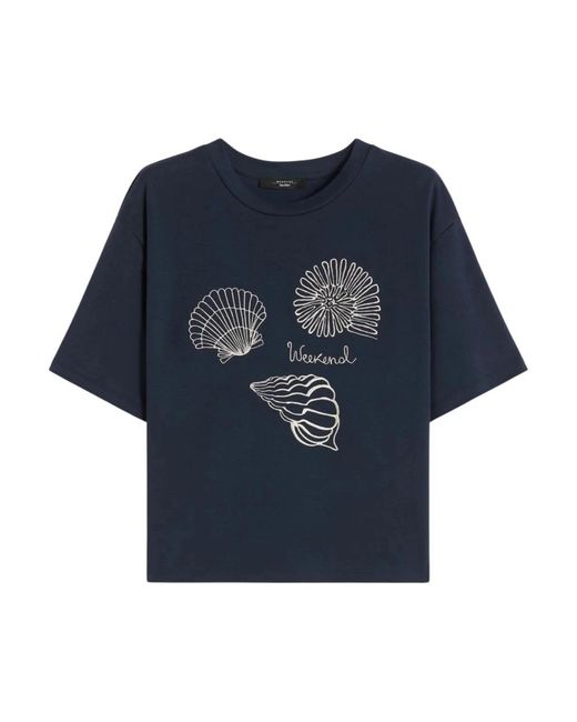 Weekend by Maxmara Blue T-Shirts