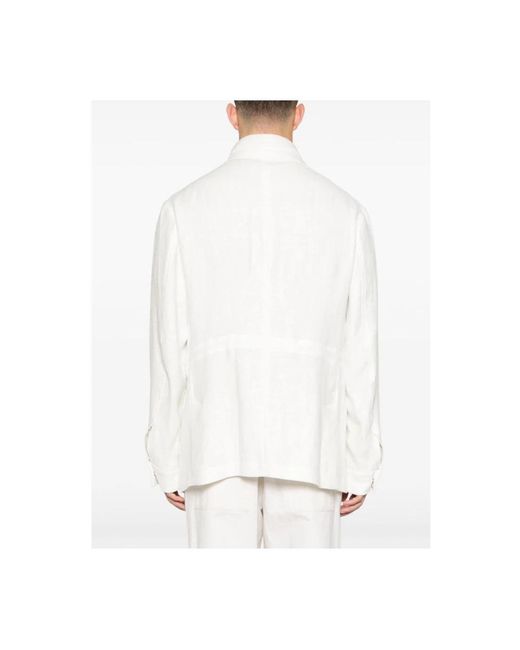 Eleventy Light Jackets in het White voor heren