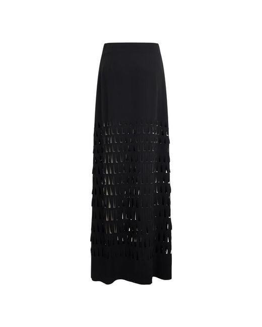 Alberta Ferretti Black Maxi Skirts