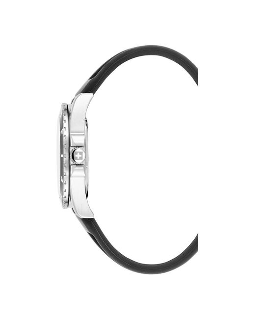Swiss Alpine Military Black Watches for men