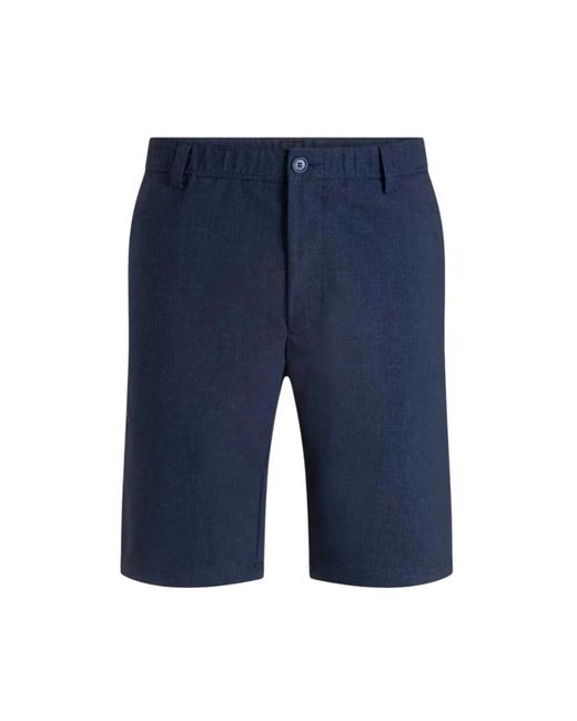 Boss Blue Casual Shorts for men