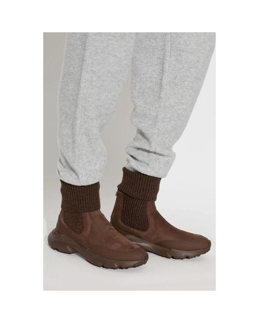 Tod's Brown Socken-Sneaker