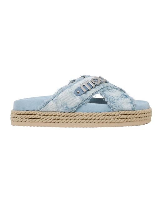 Sliders Mou en coloris Blue