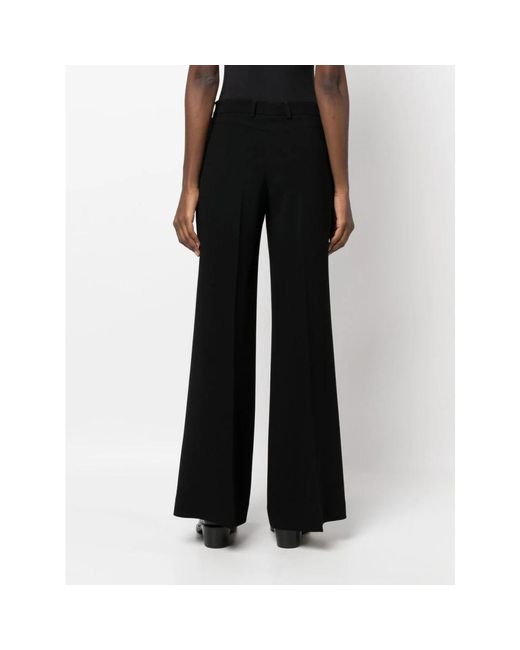 Alberto Biani Black Wide Trousers