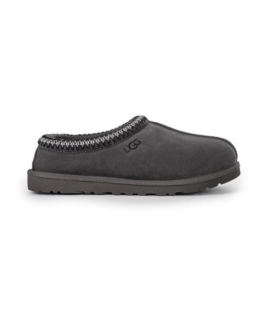 Ugg Schoenen ,Grijs ,Slippers in het Black voor heren
