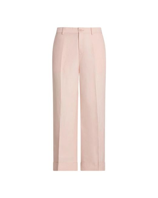 Ralph Lauren Pink Cropped Trousers