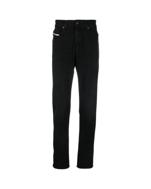 DIESEL Black Slim-Fit Jeans for men