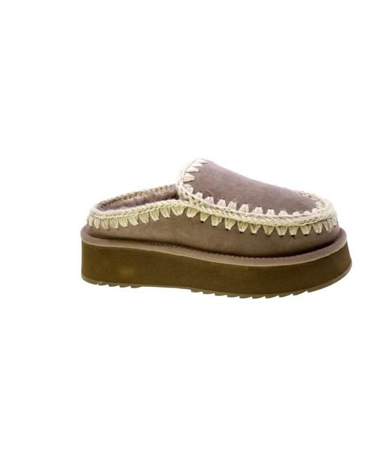 Mou Natural Winter Boots