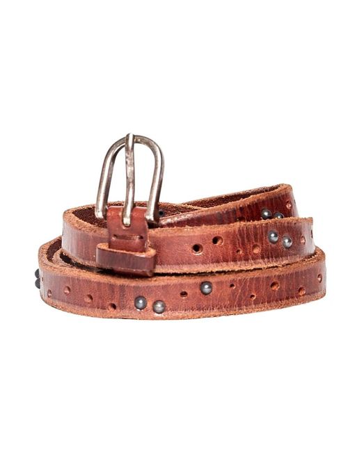 Orciani Accessoires ,Bruin ,Stijlvolle Leren Riem in het Red