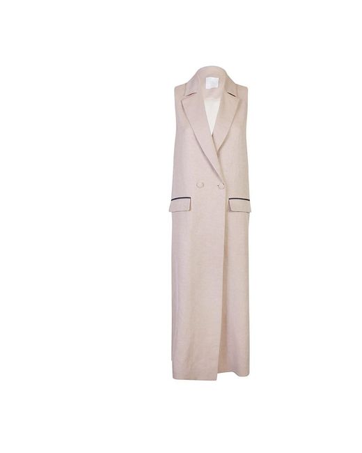 Vests di Eleventy in Natural