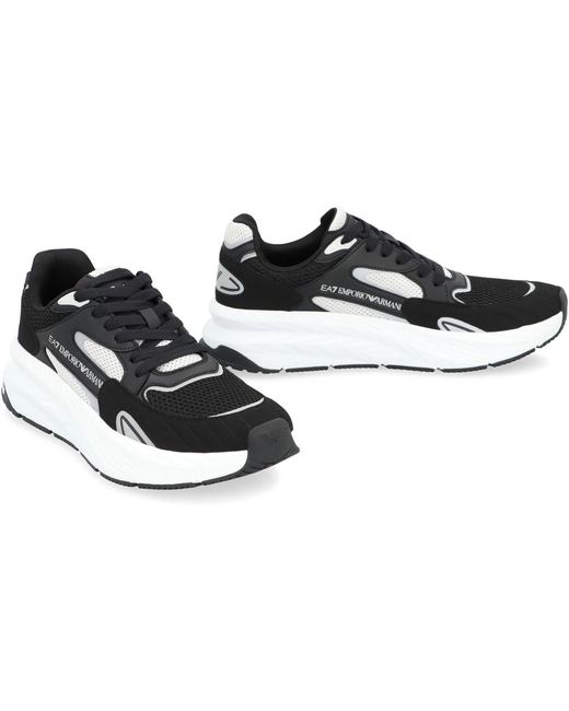 EA7 Black Sneakers for men