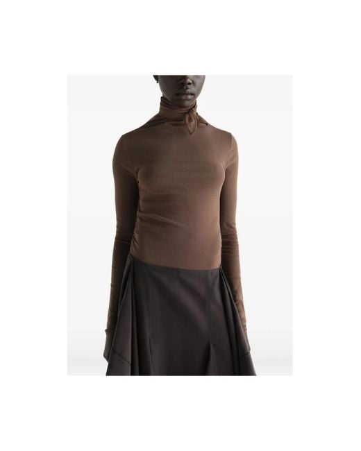 Lemaire Brown Tops