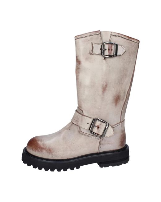 Moma Brown High Boots