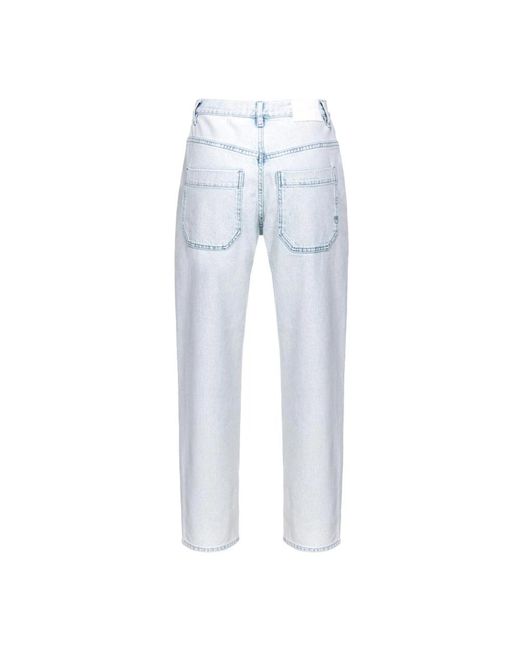 Pinko Blue Straight Fit Jeans