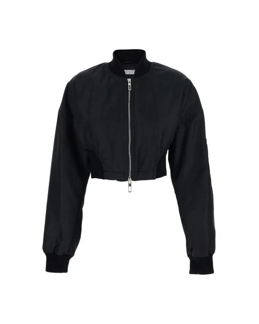Sportmax Black Bomber Jackets