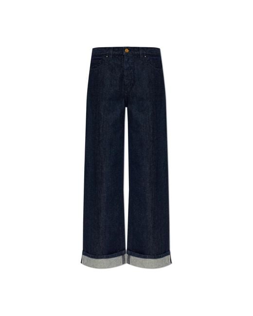 Moncler Blue Wide Jeans