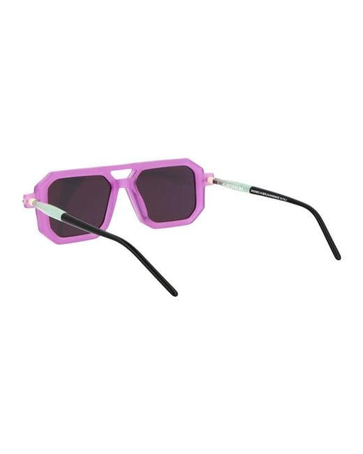 Kuboraum Purple Stylische sonnenbrille maske p8