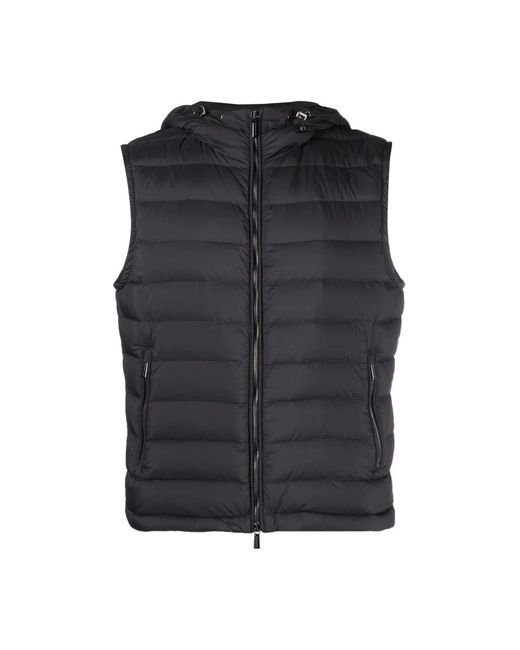 Moorer Black Waistcoats for men