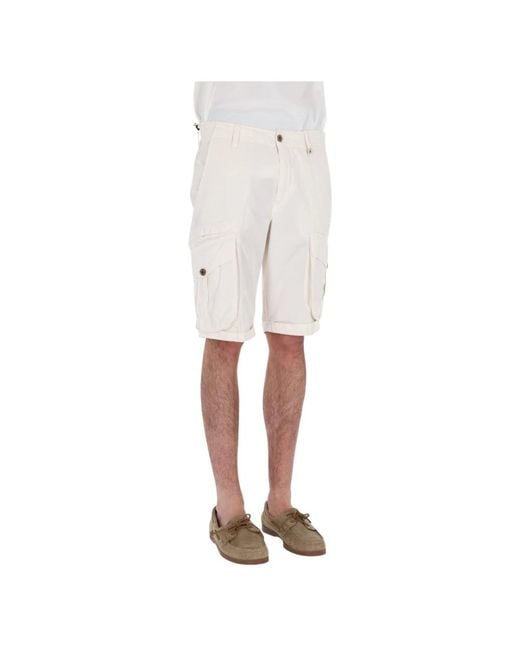 Myths White Casual Shorts for men