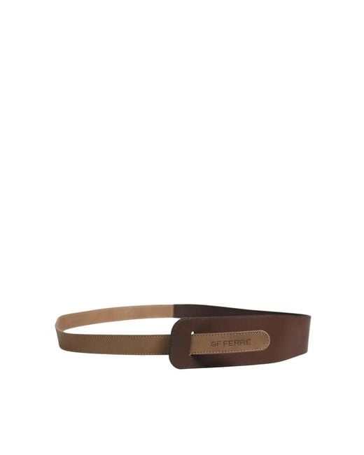 Gianfranco Ferré Brown Belts