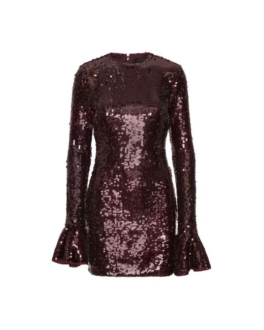 ROTATE BIRGER CHRISTENSEN Brown Party Dresses