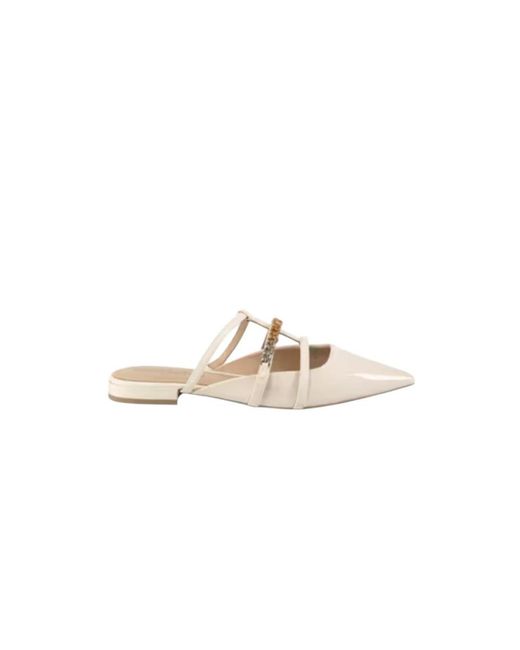 Pinko Metallic Mules