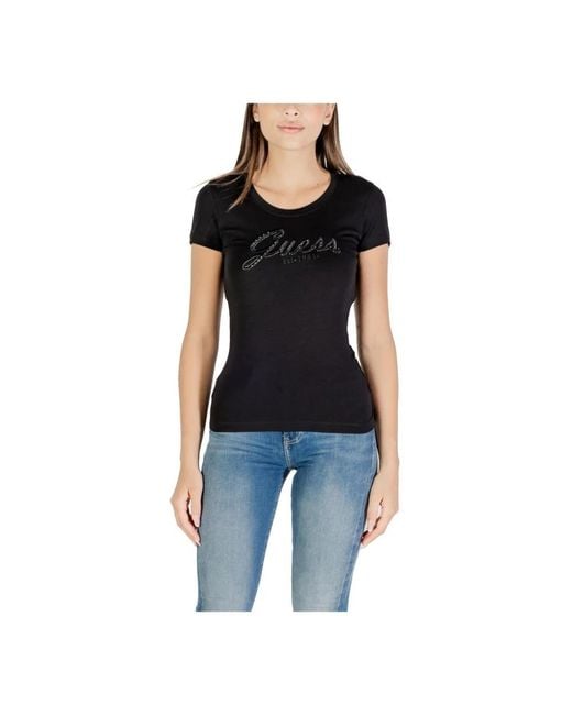 Guess Black T-Shirts