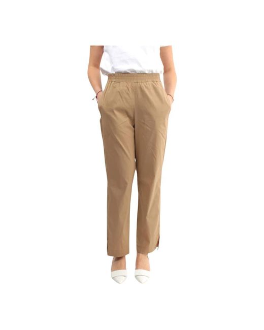 Trousers > straight trousers Jijil en coloris Natural