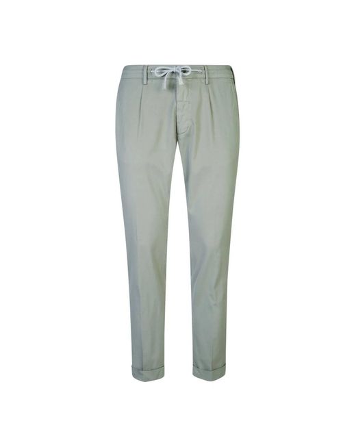 Eleventy Green Chinos for men