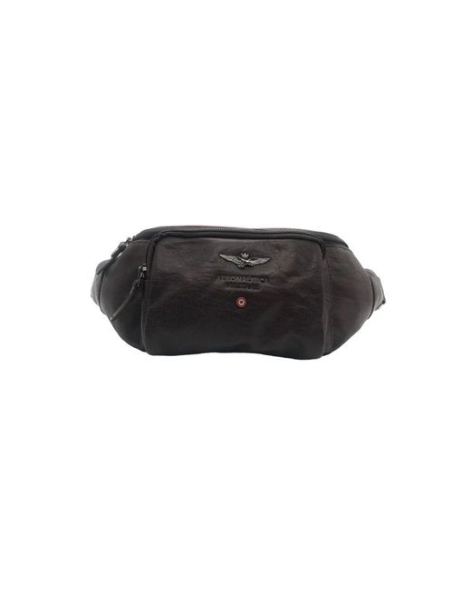 Aeronautica Militare Vintage marsupio am-351 tasche in Black für Herren