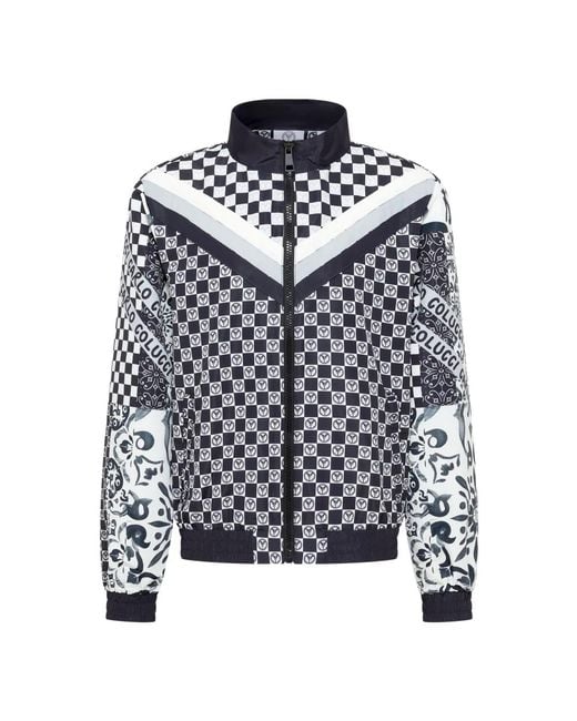 carlo colucci Blue Zip-Throughs for men