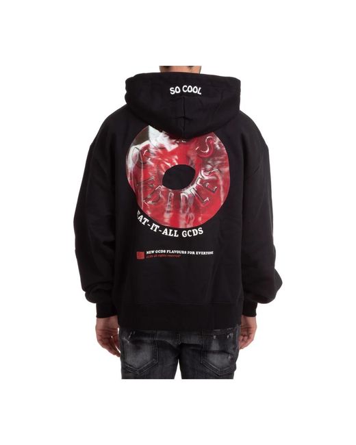 Gcds Black Hoodies for men