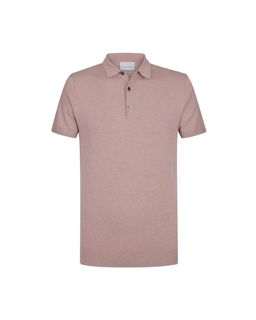 Profuomo Polo Ss D in het Pink voor heren