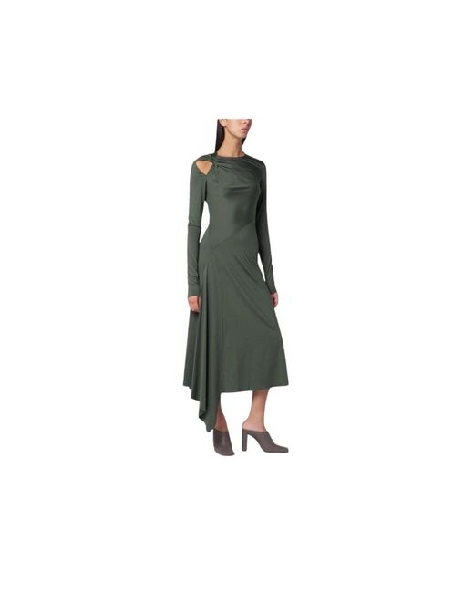 Victoria Beckham Green Party Dresses