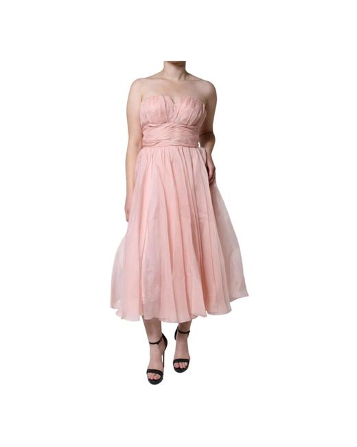 Dolce & Gabbana Pink Party Dresses