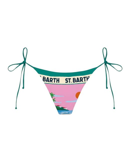 Mc2 Saint Barth Red Bikinis