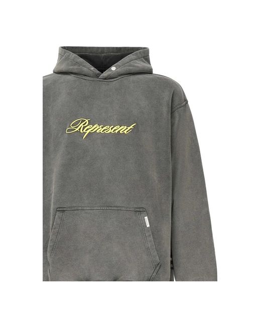 Represent Gray Hoodies for men