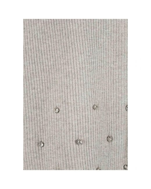 Twinset Gray Winter Scarves