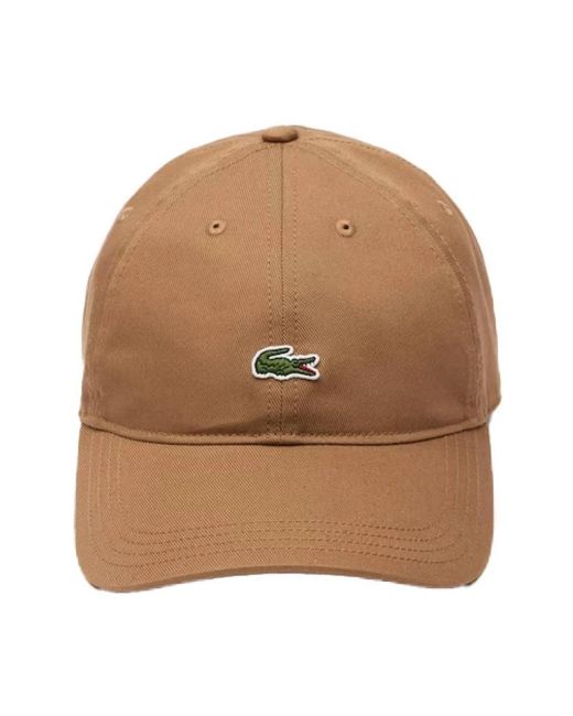 Lacoste Accessoires ,Bruin ,Caps in het Brown voor heren