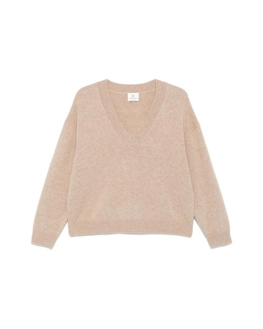 Anine Bing Women's Natural Cashmere Knitwear